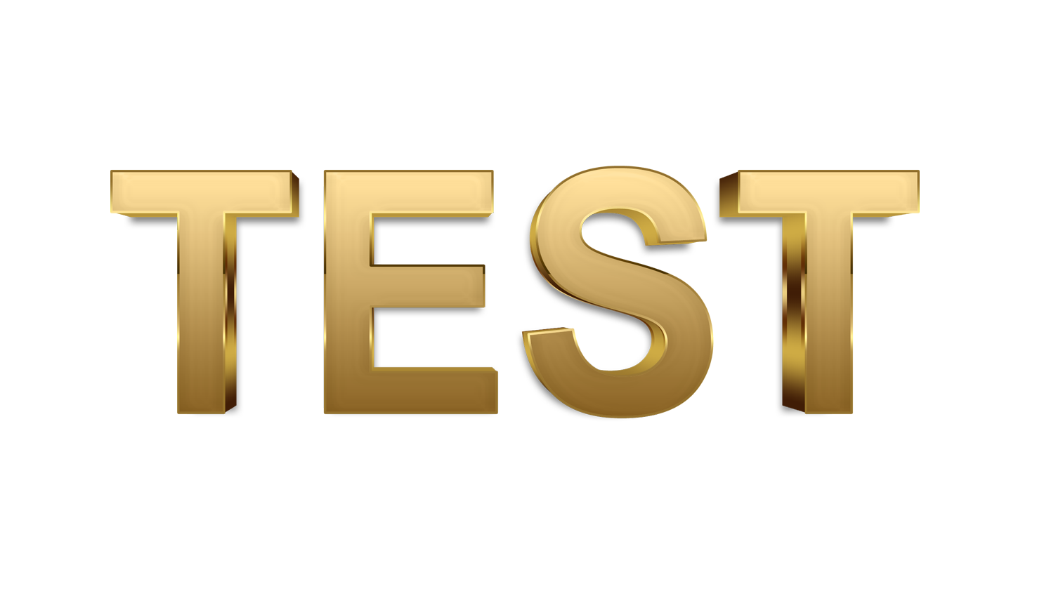 Test word png, Test png, word Test gold text typography PNG images Test png transparent background